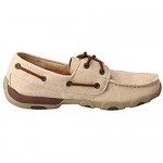 Twisted X Women's Boat Shoe Canvas Driving Moccasins