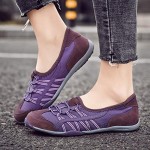 Zuwoigo Women’s Slip on Flats Lightweight Casual Go Step Walking Shoes