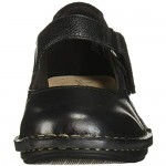 Clarks womens Michela Penny Mary Jane Flat Black Leather/ Suede Combi 6.5 US