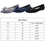 sorliva Flat Shoes for Women Comfortable Pointed Toe Cute Slip-on Girls Dress Ballet Flats Walking Shoes