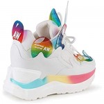 Anthony Wang Chunky Platform Wedge Sneaker for Women-Raisin-02