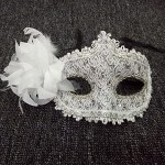 Masquerade Mask for Women Venetian Masks Christmas Women Flower Half-face Masks Eye mask Cosplay Lace mask