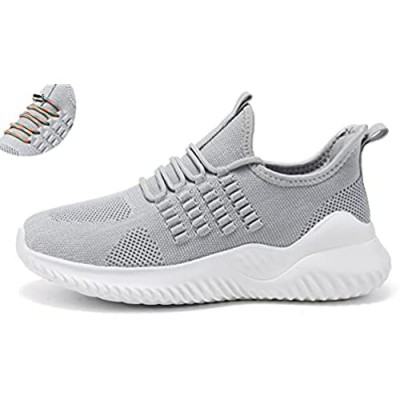 Meannic Womens Walking Tennis Shoes - Slip On Memory Foam Ultra-Light Casual Sneakers for Running Gym Travel Work