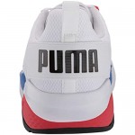 PUMA unisex adult Anzarun Sneaker Puma White-puma Black-high Risk Red 9.5 US