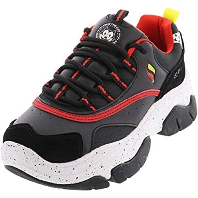 Skechers Womens Amp'd- Keep It 100 Chunky Lifestyle Athletic Shoes