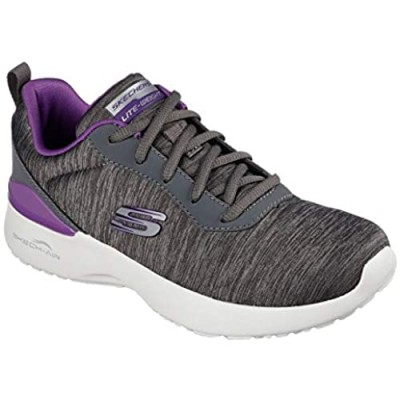 Skechers Women's Skech-Air Dynamight Sneaker Charcoal/Purple 9.5 W
