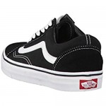 Vans Old Skool Sneakers (Black/White) Unisex Classic Skate Era Suede Shoes
