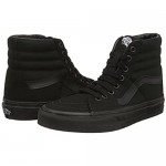 Vans Unisex SK8-Hi Canvas Black Sneaker -