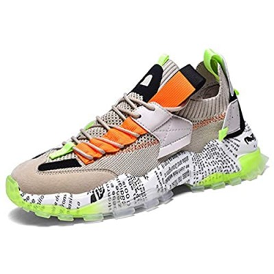 FEETCITY Mens Women Fashion Sneakers Non Slip Sports Shoes Athletic Walking Running Shoes Casual Sneakers