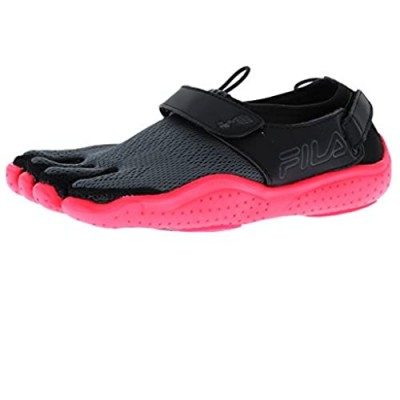 Fila Ex-Slide 18 Engineered Black/Diva Pink/Castlerock Womens Running Size