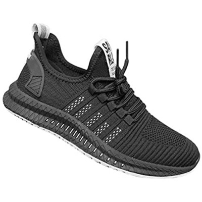 New Men Fashion Casual Lightweight Trainers Breathable Mesh Sneakers Running Women's Athletic Running Shoes Air Cushion Mesh Sneakers