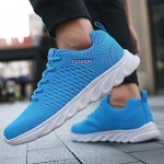 XIDISO Mens Walking Shoes Women Running Shoe Lightweight Breathable Sport Gym Cross Training Sneakers