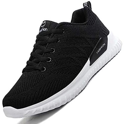 Kapsen Walking Shoes for Women Lace Up Casual Comfort Non Slip Lightweight Breathable Mesh Athletic Sneakers Fashion Tennis Sport Running Shoes