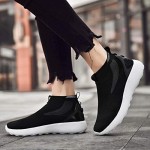 konhill Women's Slip on Sneakers - Comfortable Walking Tennis Athletic Casual Shoes