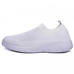 WILLFUN Women’s Mesh Walking Shoes-Slip On Breathable Sock Sneakers Lady's Flexible Lightweight Casual Athletic Easy Shoes