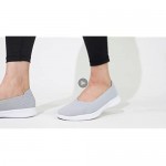 Zuwoigo Women's Lightweight Walking Shoes Breathable Casual Flats Slip On Mesh Sneakers