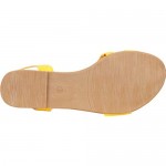 Cambridge Select Women's Open Toe Strappy Slingback Flat Sandal