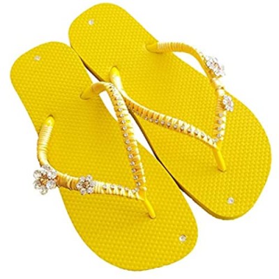 Flip-Flops Point of Light Sandals for Women with Rhinestones and Crystal Specially for You. Comfortable Sandals with Style for Fashion Glamour and Details Making a Great Gift.