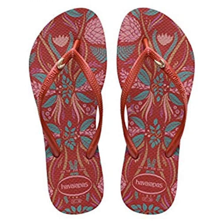 Havaianas Women's Slim Flip-Flop Sandals Royal Floral