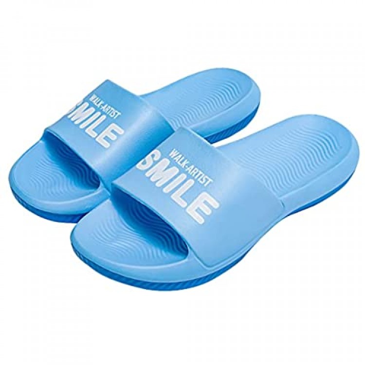 Women's Fashion Anti Slip Slide Sandals Comfort Shower Flat Water Shoes EVA Lightweight Swimming Beach Slippers