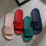 APIKA Women and Mens Anti-Slip Slip-on Slippers Indoor Use Outdoor Use Bath Sandal Soft Foam Sole