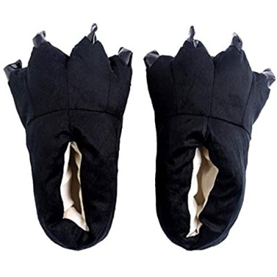 FashionFits Unisex Soft Plush Home Slippers Animal Costume Paw Claw Shoes