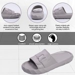 Sandals Slippers for Women and Men Quick Drying Anti-Slip Bathroom Slippers EVA Thick Sole Buckle Shower Shoes for Indoor & Outdoor