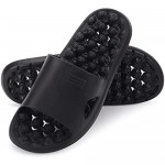 WATMAID Shower Sandal Slippers with Drainage Holes Quick Drying Bathroom Slippers Beach Slippers Soft Sole Open Toe Spa Pool Gym Slides for Women and Men