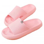 Yinbwol Pillow Slides Slippers Non-Slip Quick Drying Open Toe Super Soft Thick Sole Sandals Home Shower Bathroom Slipper for Women and Men