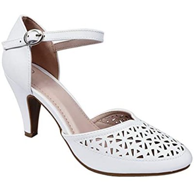 Forever Collection Mary Jane Pumps Feminine Cut